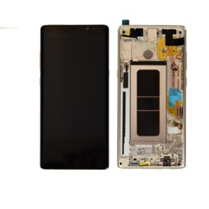 LCD Screen – Samsung Note 8 N950F With Frame (Service Pack) – Gold